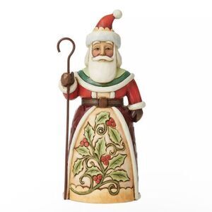 Jim Shore 'Ivy, Holly, and Days So Jolly' Holly Santa Pint Sized 6009003 NICE
